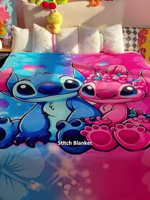 Imagine giving the person you love the most, the softest most adorable blanket ever!#ValentinesDay#stitchlover #stitchblanket #tiktokshopholidayhual#stitchgift