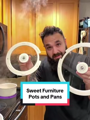 Have you tried removable handles yet? #cookingset #removablehandlecookware #potsandpans #sweetfurniture #tiktokshopcreatorpicks 