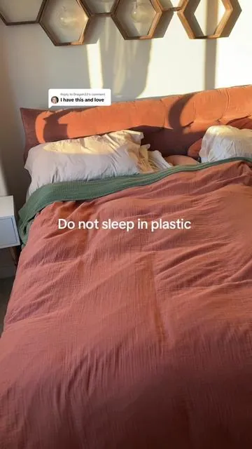 Replying to @Dragon33 sleep in natural fibers and watch your body adjust #bedding #duvet #duvetcover #cottonbedding #duvetset 