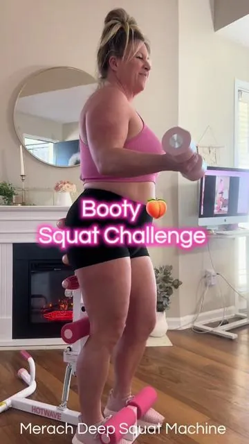 Introducing the new PINK deep squat machine from  @HOTWAVE #DeepSquatMachine #deepsquat #Squat #SquatChallenge #deepsquatchallenge 