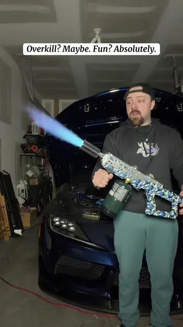 This thing throws serious heat. Campfires, fire pits, yard work… way more fun than a regular torch. #propanetorch #campgear #firestarter #outdoorgear #tiktokshopcreatorpicks 