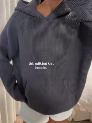 obsessed #edikted #hoodie #knithoodie #knitwear #knitsweater @Edikted 