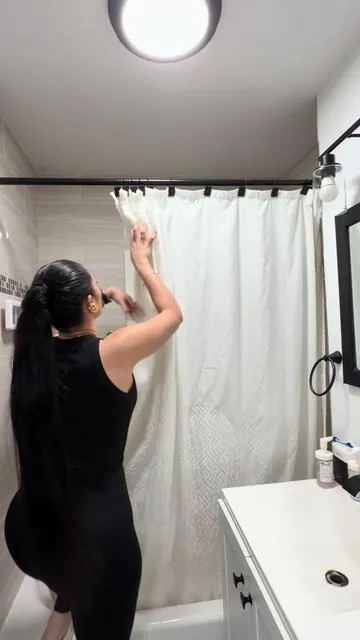 #bathroom #decor #cortinas #cortinasdebaño  