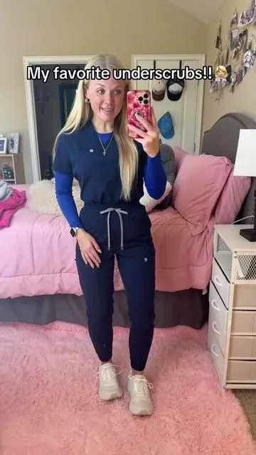 2025 Healthcare FAVS!❤️🩺 My favorite brand of underscrubs that’s actually on sale right now! My favorite longsleeve tops for under my scrubs - so soft and stretchy! #healthcare #nursingtok #nursingstudent #nursingschool #occupationaltherapy 