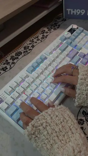 Close your eyes and hear the TH99 PRO speak 💫 Every keypress whispers creamy, cushioned thocks — soothing your fingers, calming your mind. ✨ With gasket-mounted switches and pre-lubed creamy jade or silent options, it’s a keyboard that types in harmony with your thoughts. Let the ASMR journey begin — your fingers deserve this melody 🎶💻 @Epomaker Keyboard @epomakerkeyboard  #keyboardasmr #epomaker  #creamykeyboards #epomakerth99pro #mechanicalkeyboard  . . . . . . . mechanical keyboard ASMR • creamy typing sound • gasket mount keyboard • TH99 PRO wireless • RGB backlit keyboard • hot-swappable switches • ergonomic gaming keyboard • tactile and smooth typing • PC/Mac compatible keyboard • high-performance mechanical keyboard • creamy jade switches