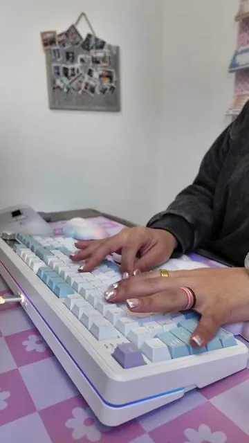 Work Diary 👩🏻‍💻✨ | Busy keys, better vibes ✨ Feeling so much better today, thankfully! However, i have lots to get done, so there are lots of clicks to enjoy! + I’m extra excited to share the UPGRADED TH99(Pro), finally available on TikTok Shop 🤍⌨️ Lets crush this Tuesday.  Keeb of the Day: @Epomaker Keyboard TH99 Pro 🤭✨ #WFHVlog #KeyboardASMR #TikTokShopFinds #DeskSetup #CozyWorkday wfh vlog • work from home life • typing sounds • asmr typing • keyboard sounds • mechanical keyboard • cozy desk setup • productive day • office vibes • clicky keys • silent typing • desk aesthetic • tech finds • tik tok shop tech • workday routine • satisfying sounds • daily vlog • home office • productivity reset