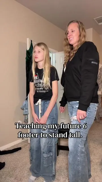 Stand tall ladies!! We have a super power, let’s own it! #tallgirl #confidence #momlife #standtall #bodypositivity @The Elevated Closet 