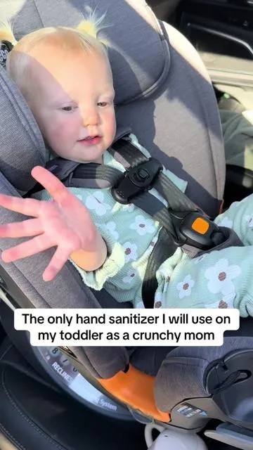 For us it’s HOCL based hand sanitizer or none at all! #crunchymom #scrunchy #sahm #fyp #foryoupage 