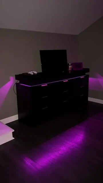 #led #furniture #dresser #fyp #viral 