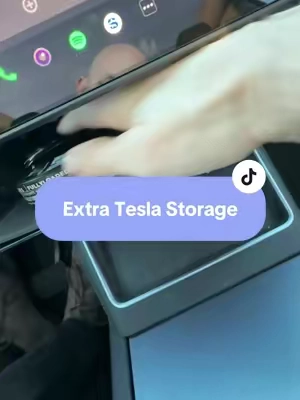 If you hate clutter you’re gonna love this additional storage option for your Tesla #tesla #teslatok #fyp #tiktokshopcreatorpicks #tiktokshopfinds 