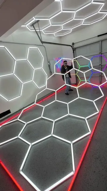 HYPERLITE Hexagon LED lights!  https://www.tiktok.com/t/ZPHorXpmEg2Nt-oPocj/ (Affiliate Link) @Hyperlite Official @HyperliteFlagShipStore 
