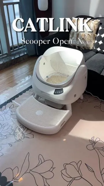 cat litter box #catlitterbox #selfcleaning #ailitterbox #cattips #cat #automaticlitterbox #catlink  