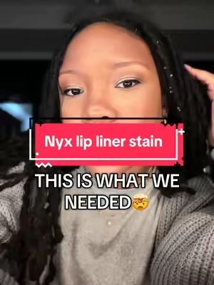What we’ve been needing 😩 no more reapplying my combo after I eat 🥰 #liplinerstain #lipstain #nyxlipliner 