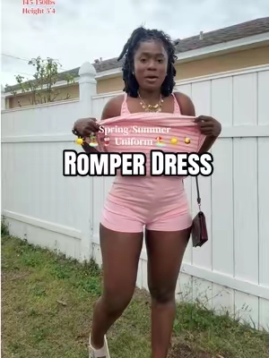 The cutest little thing… perfect mini dress #minidress #romper #romperdress #tiktokshopjumpstartsale #tiktokshopcreatorpicks 