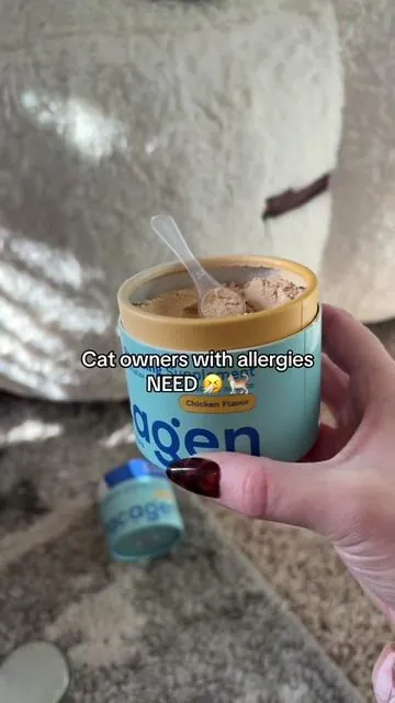 This is GENUIS. #catallergies #pacagenspray #catallergy 
