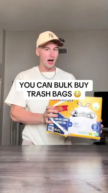TikTok really has everything for a good deal 😂 #trashbags #trash #garbagebags #tiktokshopcreatorpicks #tiktokshopjumpstartsale 
