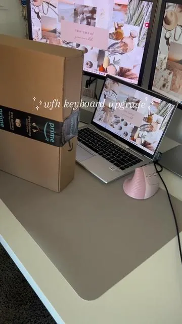 I am beyond obsessed with my new Aula S99 wireless keyboard ! 💻😍✨  Workstation upgrade coming in slowly 🥰  #fyp #wfh #wfhlife #homeoffice #paratiiiiiiiiiiiiiiiiiiiiiiiiiiiiiii 