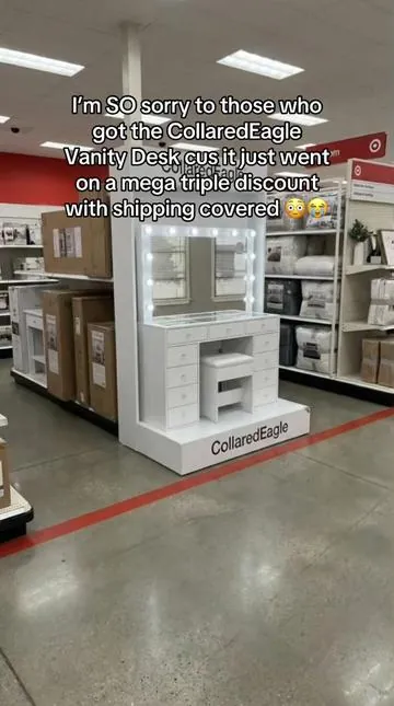 CollaredEagle Vanity Desk #superbranddaybfcm #tiktokshopholidayhaul #TikTokShopCyberMonday #tiktokshopcreatorpicks #TikTokShopBlackFriday 