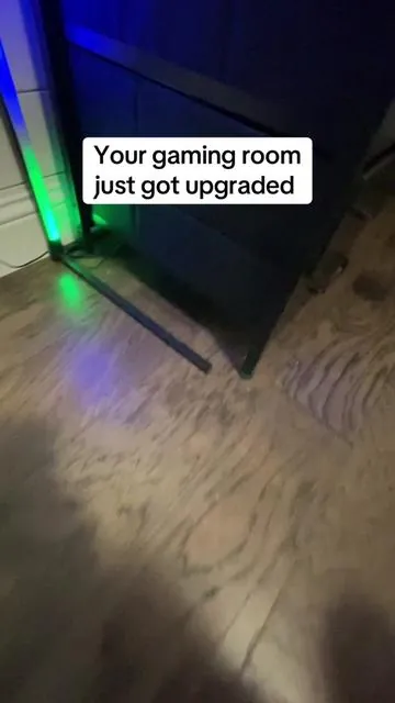 LED Reversible Gaming Desk