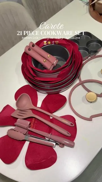 #carote #carotecookware #kitchenware #nonstickpans #setdesartenes 