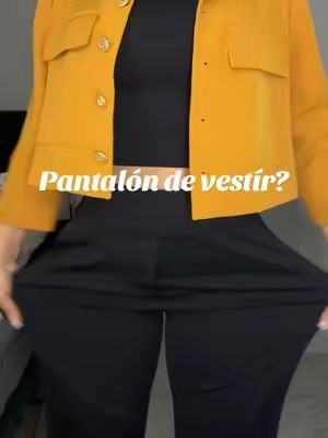 Pantalón de vestir ,para el trabajo para el día a día ,su material es de yoga cómodo y no tiene cierre ,cuenta con pretina alta y puedes elegir el color y larga que deseas ❤️ #g4free #officepants #workpants #tiktokshopjumpstartsale #tiktokshopcreatorpicks 