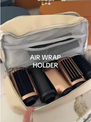 all of my air wrap in one place and protected 🥹  #airwrap #hairtools #vacationmusthaves 