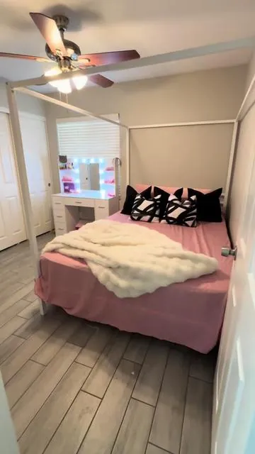 Get yours before they sell out 🖤  #canopybed #queenbed #bedroominspo #bedroomdesign #tiktokmademebuyit 