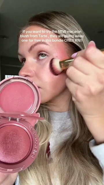 This is literally a steal 🤍😮‍💨  #tarte #tartecosmetics #tartebundles #tartemacaronblushglowduo #tarteultracreamyconcealer  @tarte cosmetics 