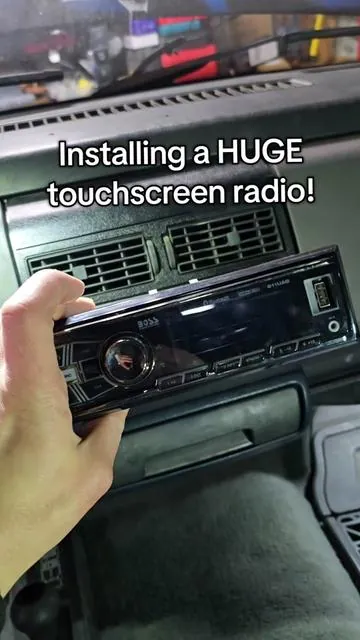 Installing a huge touchscreen radio in my GMT400!