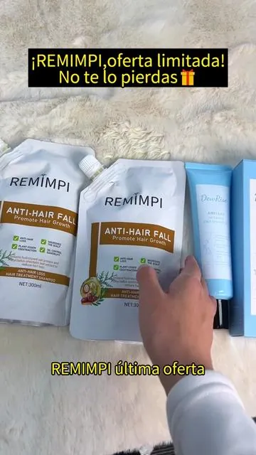 ¡Oferta por tiempo limitado de REMIMPI! Compra el shampoo y recibe 1 shampoo sin enjuague GRATIS + envío gratis 🚚 Stock limitado, ¡aprovecha antes de que se agote! ⏰ #REMIMPI