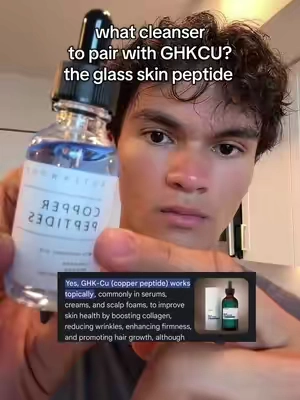 Best skincare kit with ghkcu serum #peptide #skincare #acne #peptideserum #cleanser 