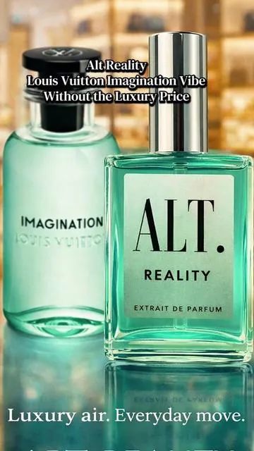 Louis Vuitton Imagination Vibe Without the Luxury Price Love the clean, fresh feel of Louis Vuitton Imagination but not the price tag? This is ALT Reality — inspired by that bright citrus-tea, airy luxury style. Same lane, everyday wearable, and way easier on the wallet. Smells expensive. No buyer’s remorse. #MensFragrance #CologneDupe #FragranceTok #SmellsExpensive #GiftForHim