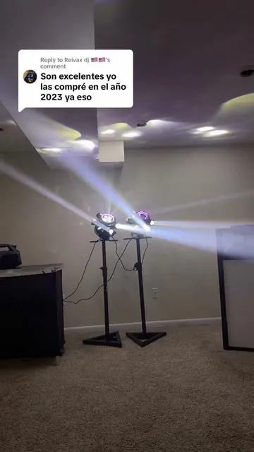 Replying to @Reivax dj 🇺🇸🇺🇸 Moving Head Dj Lights for Party #tiktokshopcreatorpicks #elicopter #djlights #mobiledj #tiktokshop 