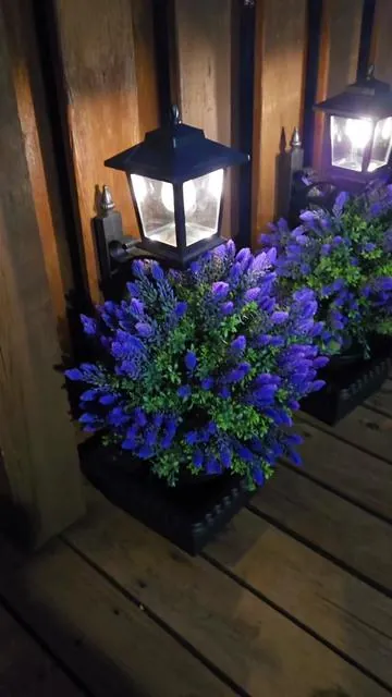 This two pack of solar Planters from @HOODINK is so cute at night and you can decorate it with any flowers to fit any season! they're great quality with real glass and sturdy material! 