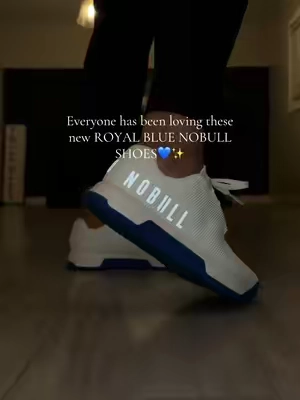 Royal blue @NOBULL shoes are so beautiful yet super clean✨💙 get them while they’re in stock👟 #nobullshoes 
