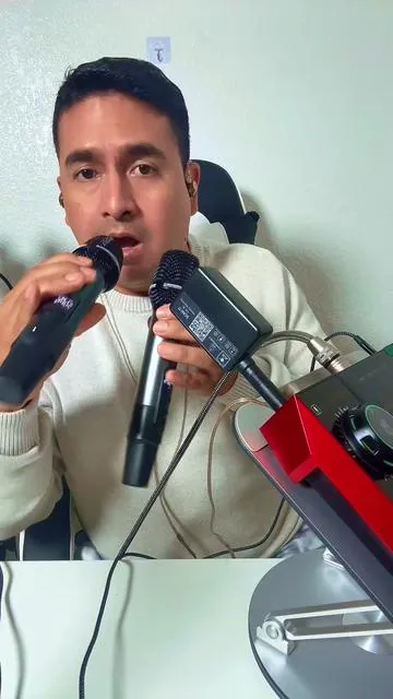 Wireless Microphone 🎤 🎤 #tiktokshopcreatorpicks #musica #karaoke #cantante #microfonos 