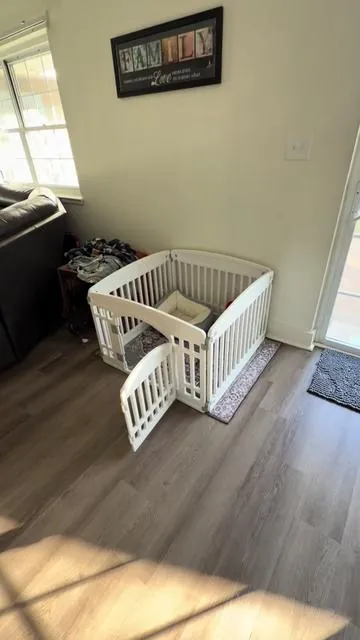 Safe space for your furry friend 🐶✨ Durable plastic pet playpen with a lockable door and non-slip bottom—perfect for indoor or outdoor puppy playtime 🏡🌿 #PuppyPlaypen #PetEssentials #DogMomLife #IndoorOutdoorPets #TikTokShopFinds