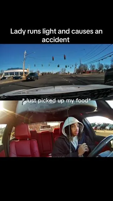 Thankfully Everyone was alright🙏🏽 #fyp #carcrash #dashcam #chargerrt #trending 