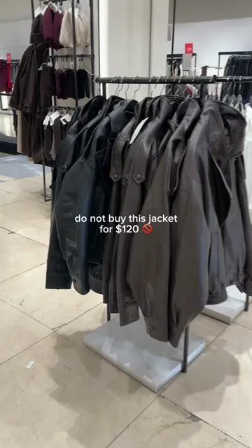 literally my new favorite vegan leather jacket, the quality is crazy good and it’s such a good deal. Wearing a small! Size up one for more oversized fit. #leatherjacket #jacket #tiktokshopfashionfinds #viraljacket  
