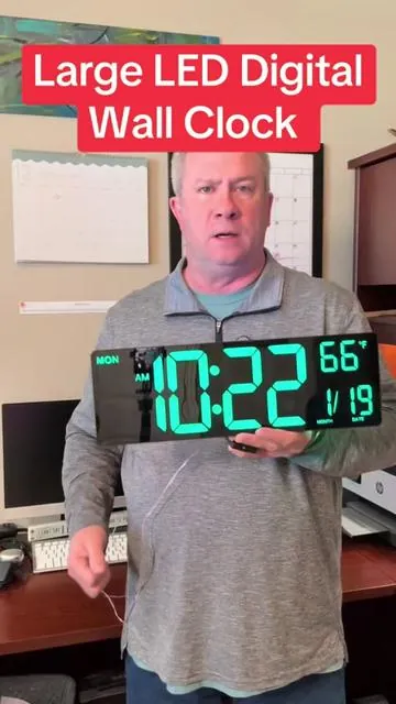 #wallclock #clock #led #homedecor #walldecor 
