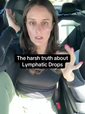 What really happens with lymphatic drainage drops #lymphaticdrainage #lymphaticdrops 