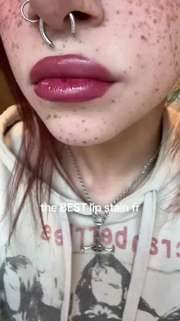 i love love love this lip stain and the gloss is so pretty #judydoll #lipstain 