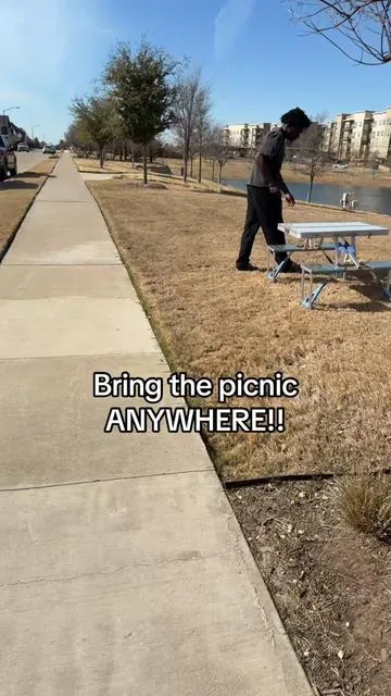 Wild find #picnic #picnicdate #picnictable #foldabletable 