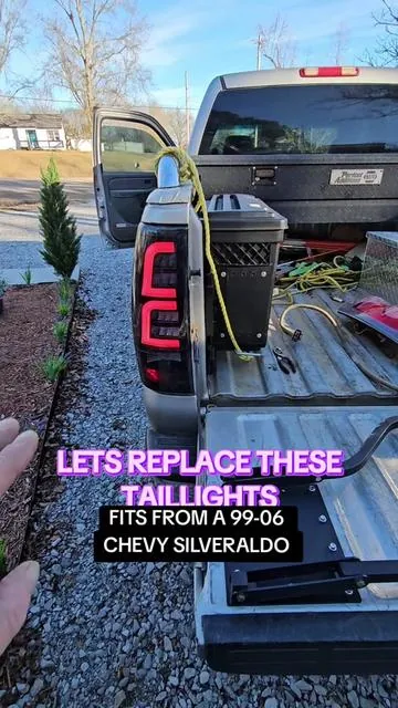 LED TAILLIGHTS FOR 99-06 CHEVROLET SILVERALDO, 3 OPTIONS AVAILABLE IN LINK, I GOT BLACK LENSE AND RED LIGHTS, COMES WITH HARNESS, 2 PC SET. #taillights #aftermarkettaillights #tiktokshopcreatorpicks #tiktokshopholidayhaul #tiktokshopjumpstartsale 