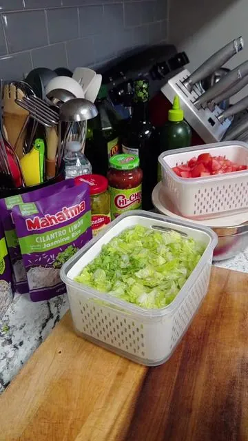Fresh and Organized #fruit and #veggie #storagecontainers #fyp #tiktokshop 
