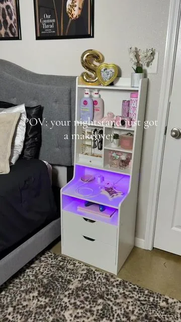 #nightstand #bedsidetable #endtable #bookshelf #roommakeover 