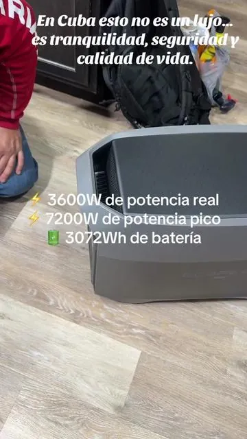 #TikTokShop #EcoFlow #3600W #Apagon #EnergiaSolar    @EcoFlow Technology Inc. 