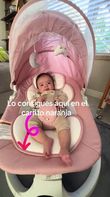 Andrea mama primeriza  La vida de baby Juliette Baby Electric Bouncer Baby Swing with 5 Speeds & 10 Lullabies, Remote Control...#baby #babyswing #control #tiktokshop #cutybaby 
