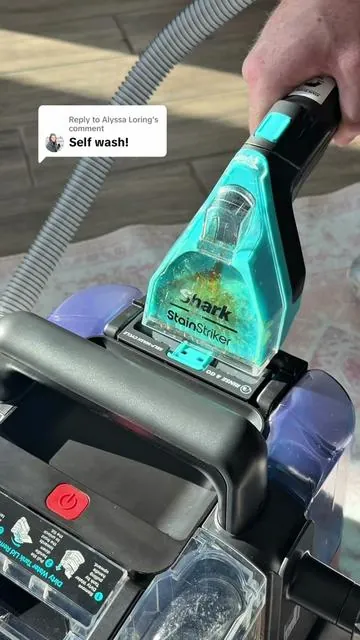 Replying to @Alyssa Loring the self cleaning is a must! immediately threw out my green machine once i found out about this 🤩 #sharkstainstriker #stainremover #stainremoval #staincleaner #petstainremover 