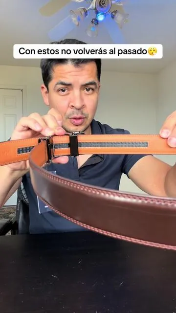 No más agujeros a tus cinturones. Agarra estos en descuento mientras la oferta está disponible  #cinturones #mensbelt #leatherbelt #tiktokshopfinds #forhim 
